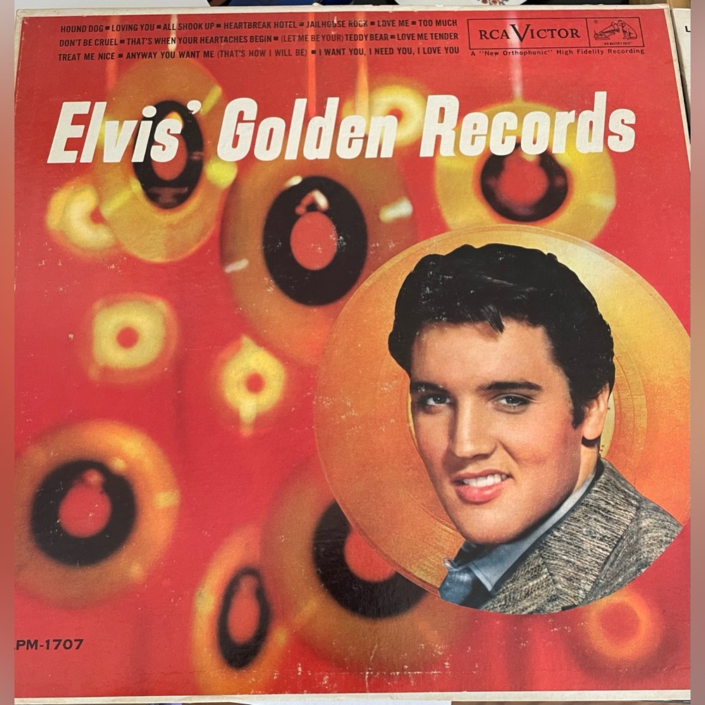 Elvis’ Golden Records, a compilation of 14 of his hit singles (1963)